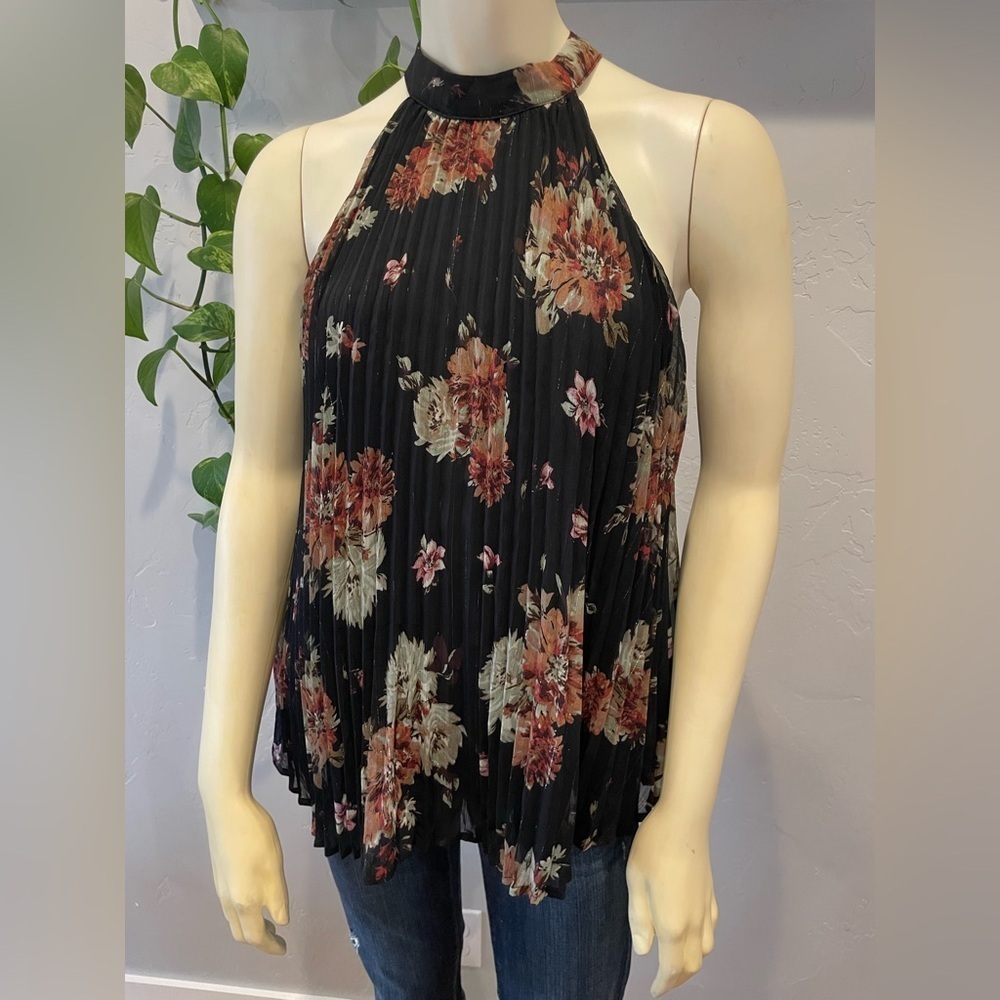 Lily White Floral Halter Top